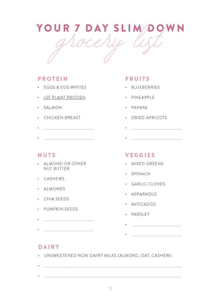 7 Day Slim Down